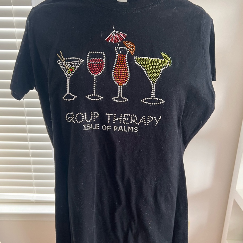 Tultex Black Fine Jersey Tee